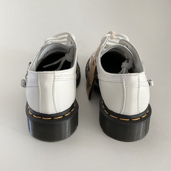 Dr. Martens Oxfords White Leather 1461 Bow 3-Eye Lace-up 5 - Picture 7 of 11